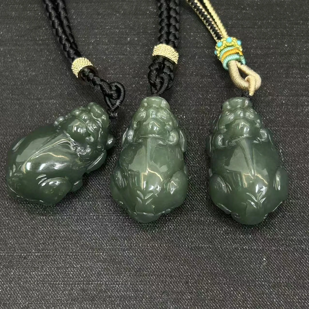 和田玉貔貅套绳（多样性发一件）