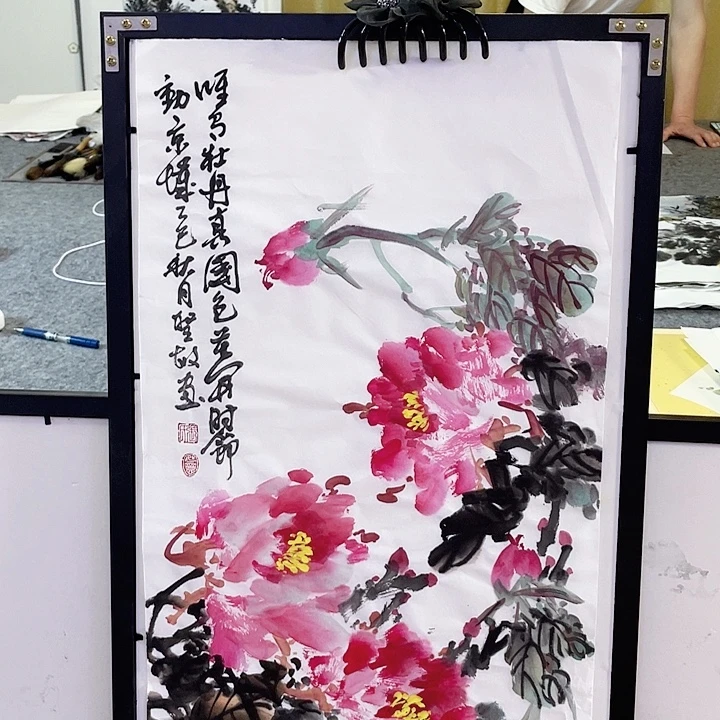 国画张圣敏先生纯手绘作品