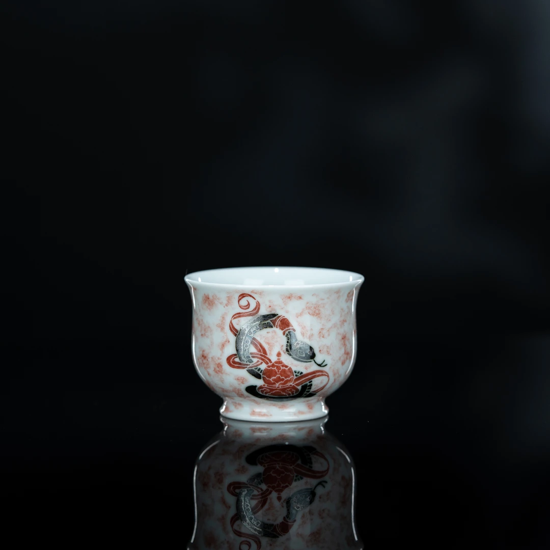 一拓天成 巳蛇单杯 瓷器家用茶具