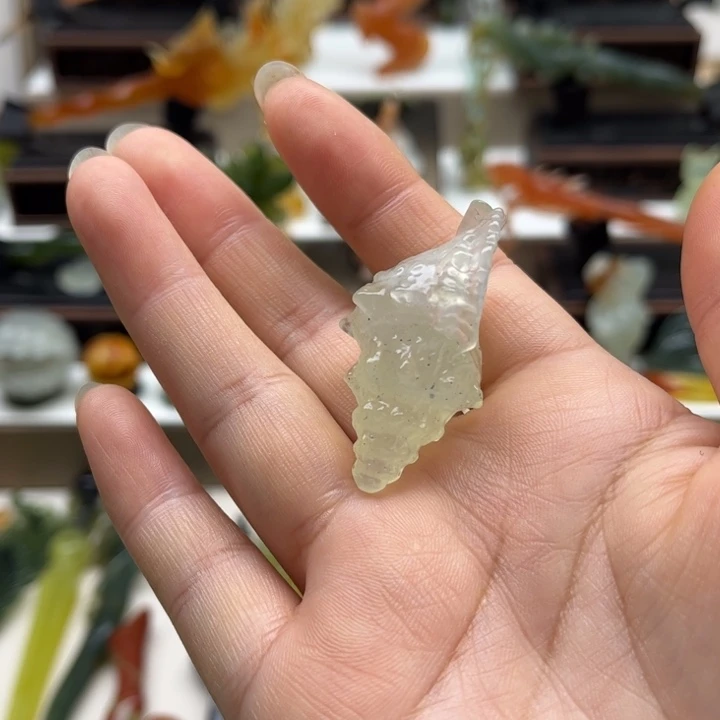 蛇纹石玉未镶嵌发饰