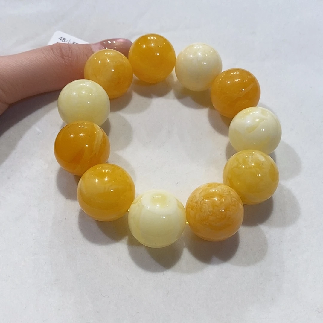 蜜蜡未镶嵌手串蜜蜡