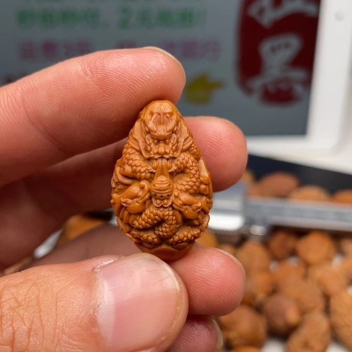 橄榄核吊坠橄榄核雕刻单籽。
