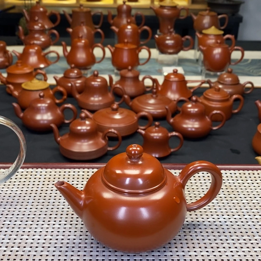 紫砂茶壶伟*潮州手工艺