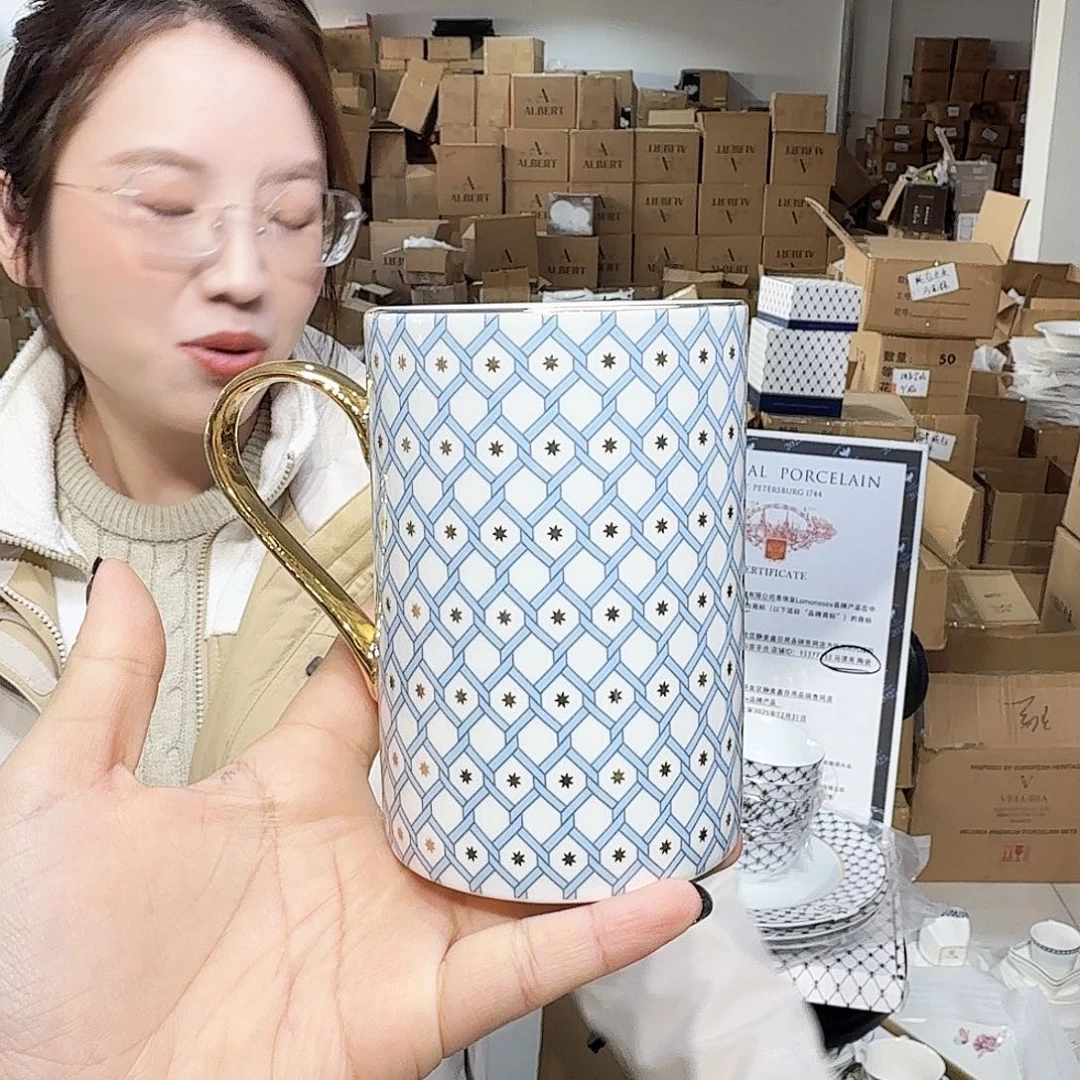 骨瓷高骨马克杯420ml一只外贸尾单瑕疵品不忒不还