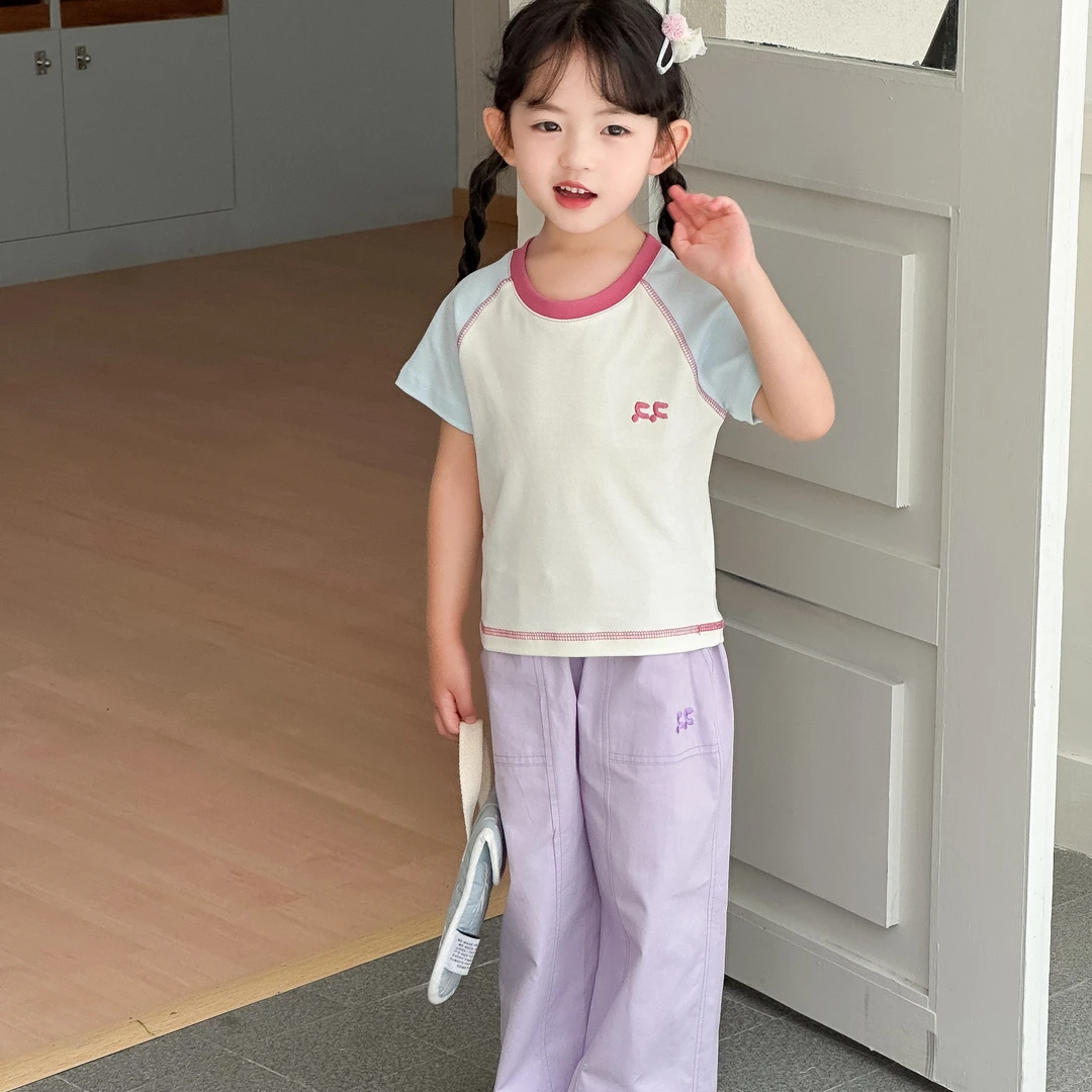 【蜜糖花生】山野禾途 ”大气女孩穿搭 t恤+描边裤 25157+25161