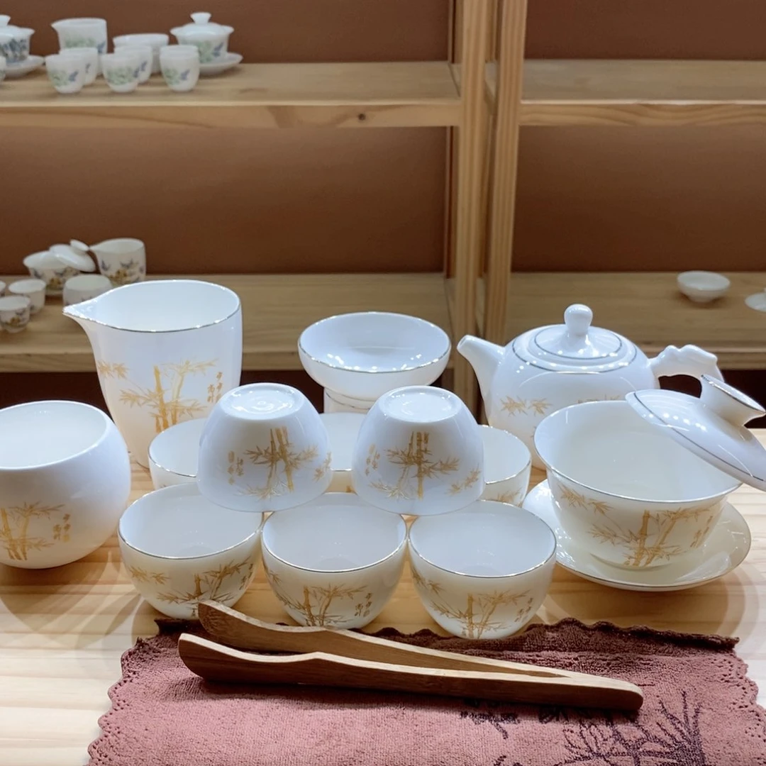 高端茶具套装步步高升16
