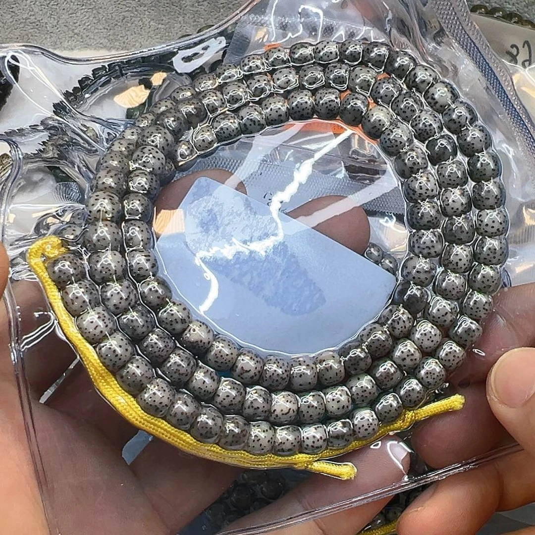 星月菩提手串11尽头卡姿兰大眼睛石玉星月菩提108-76