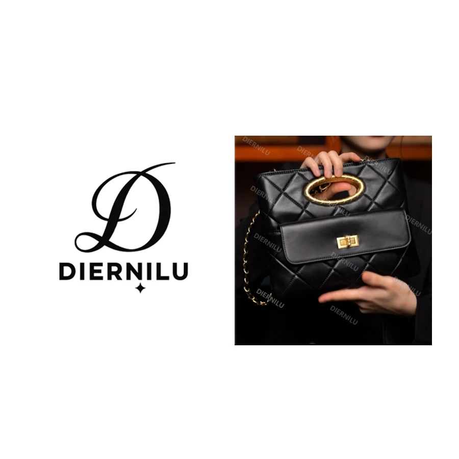 DIERNILU/24cm原创高定真皮包-H1265