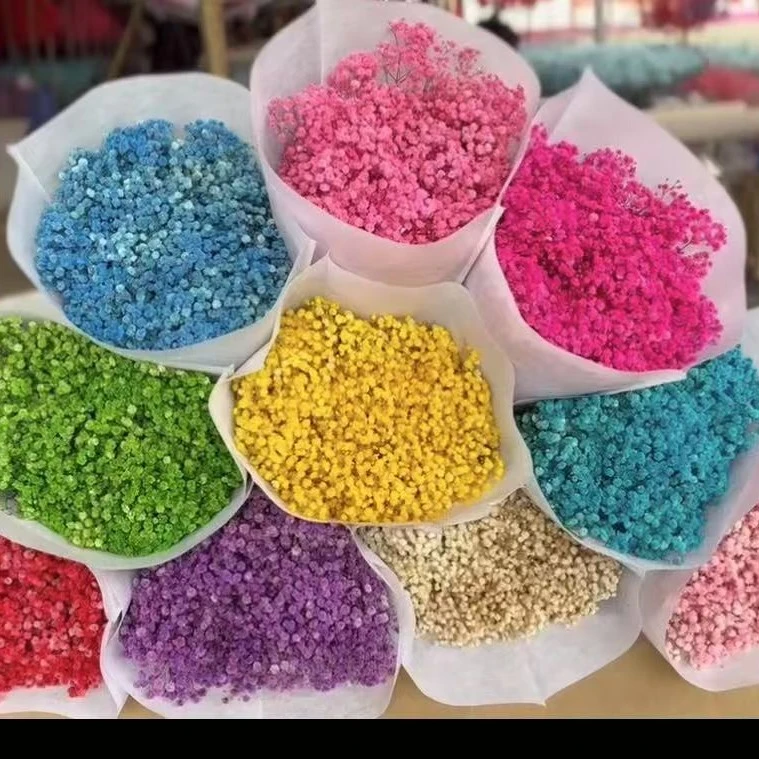 永生花满天星花束装饰摆件小把120g