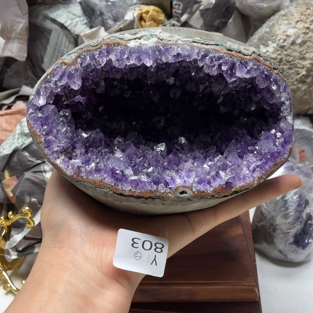 未镶嵌摆件水晶紫水晶