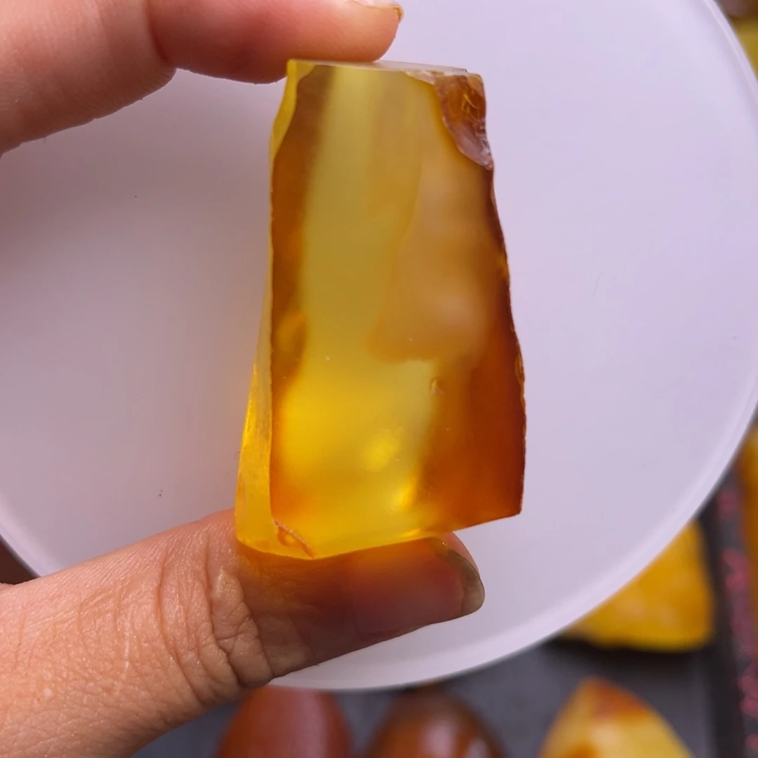 定制琥珀未镶嵌琥珀蜜蜡原石定制