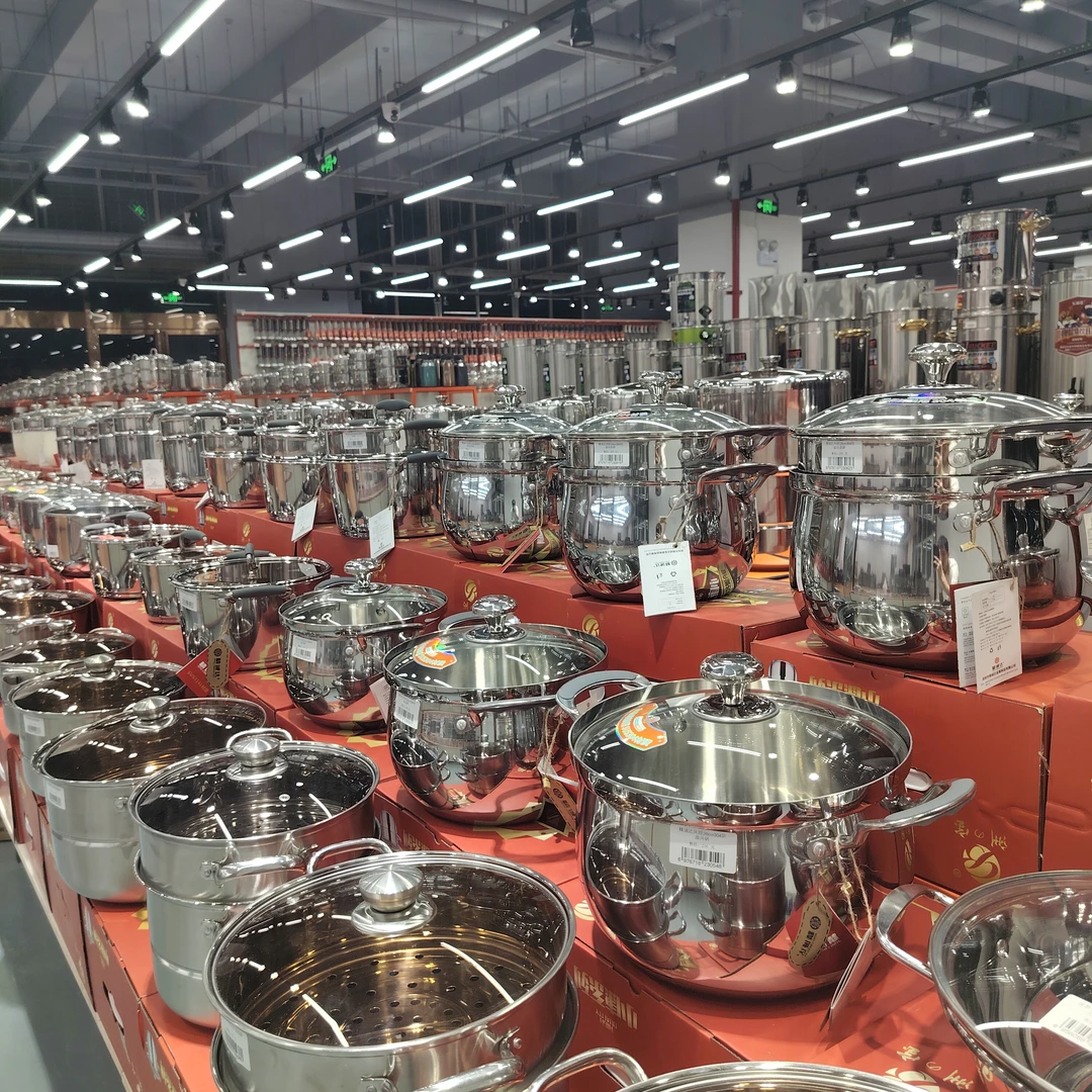 （新品临时链接）不锈钢餐厨具百货家用盘盆碗筷汤蒸锅煎炒煮锅刀叉