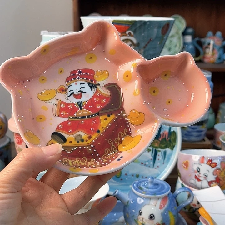 陶景德镇釉下手绘陶瓷