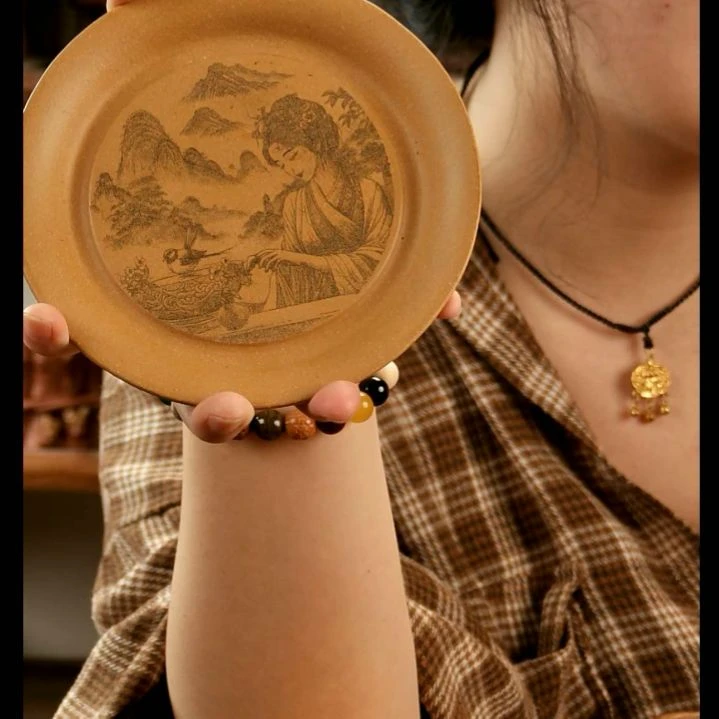 茶壶紫砂！全手工制作的