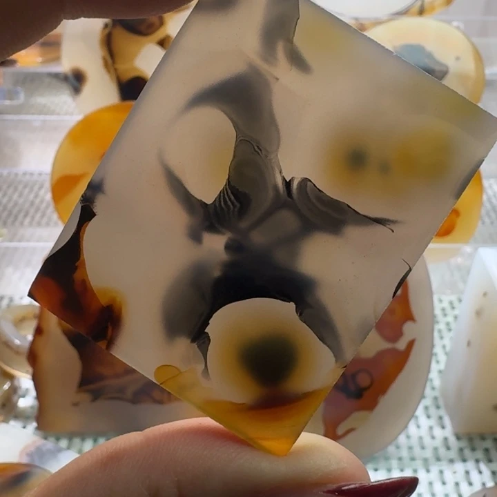 玛瑙/玉髓未镶嵌项链