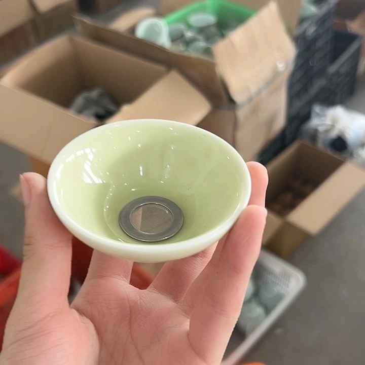 龙泉云间青瓷小米茶器