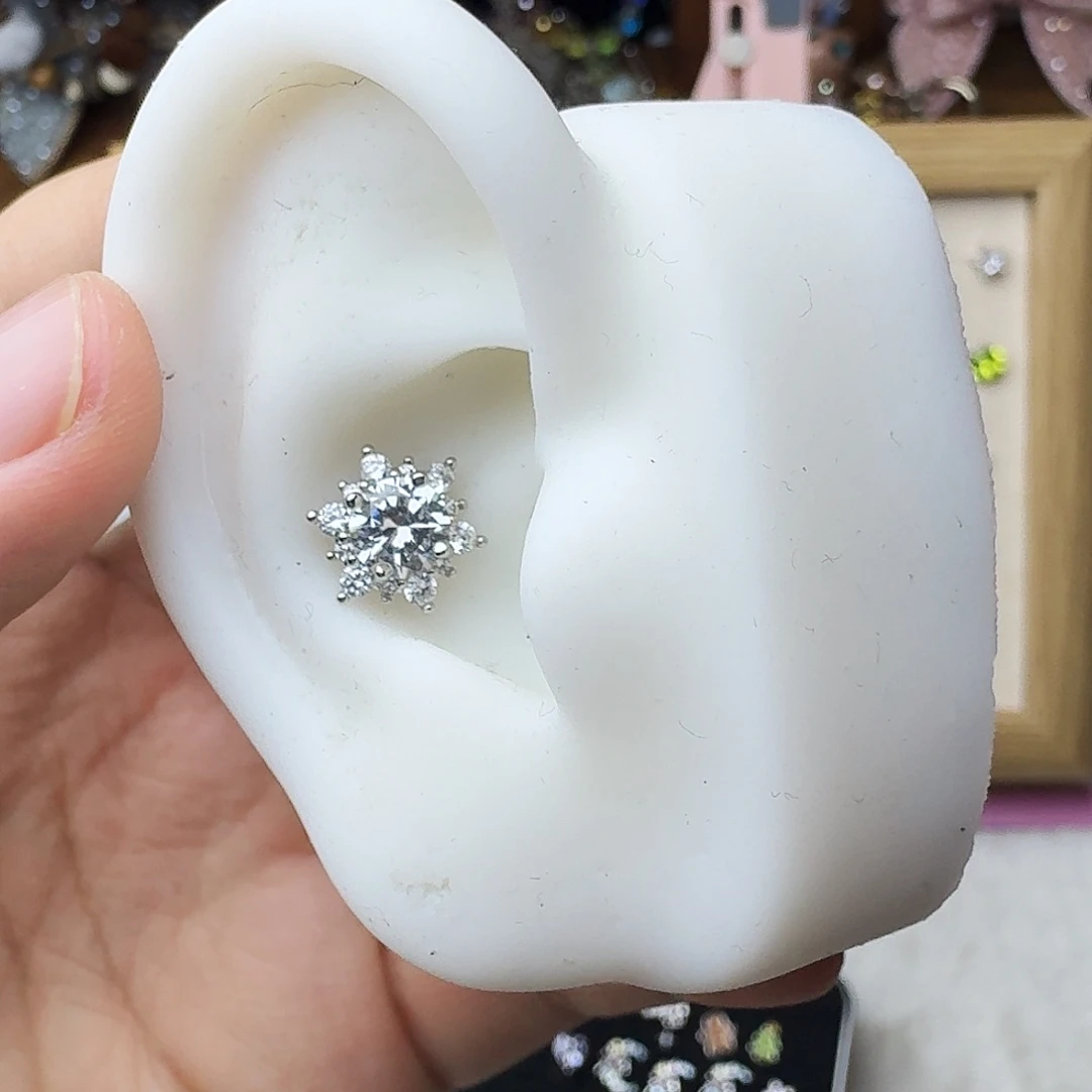 锆石钛钢合金闪耀雪花