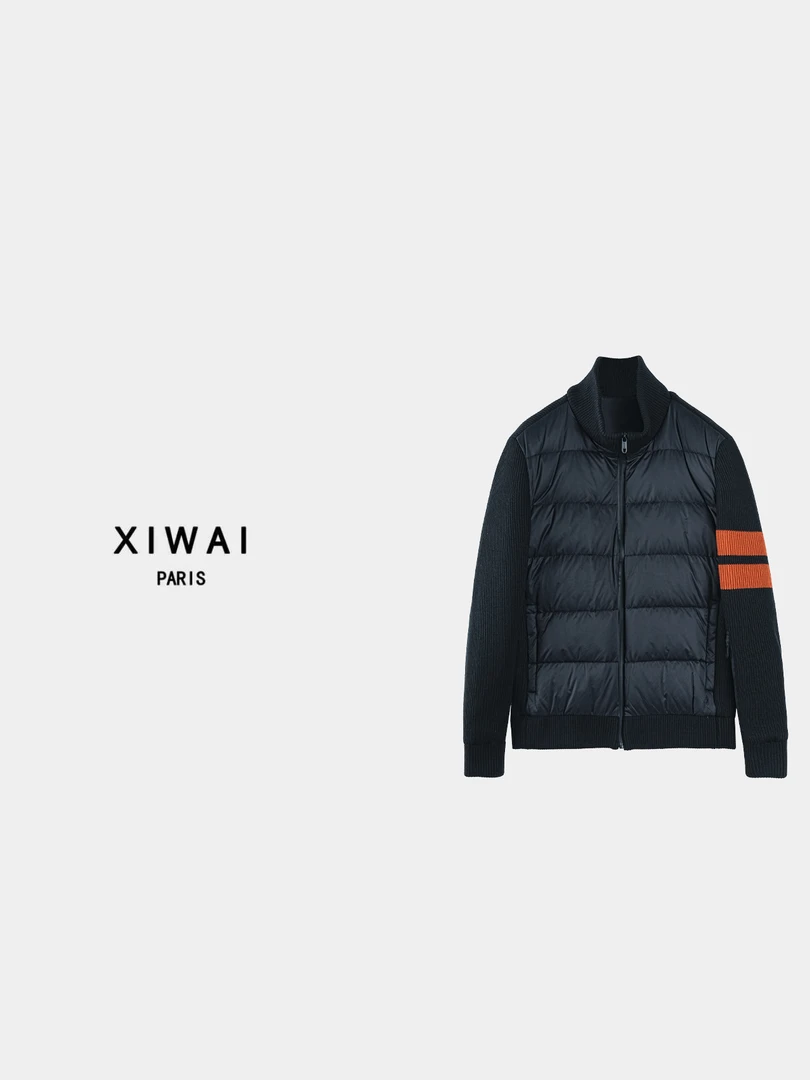 高定男装 秋冬新款24s男士保暖休闲男冬季羽绒服 8581