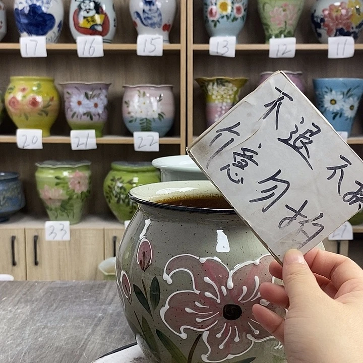 摆件1xc景德镇陶瓷花盆