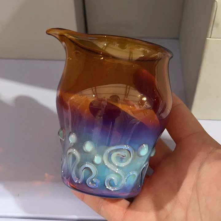 玉见 炫彩流纹公道杯