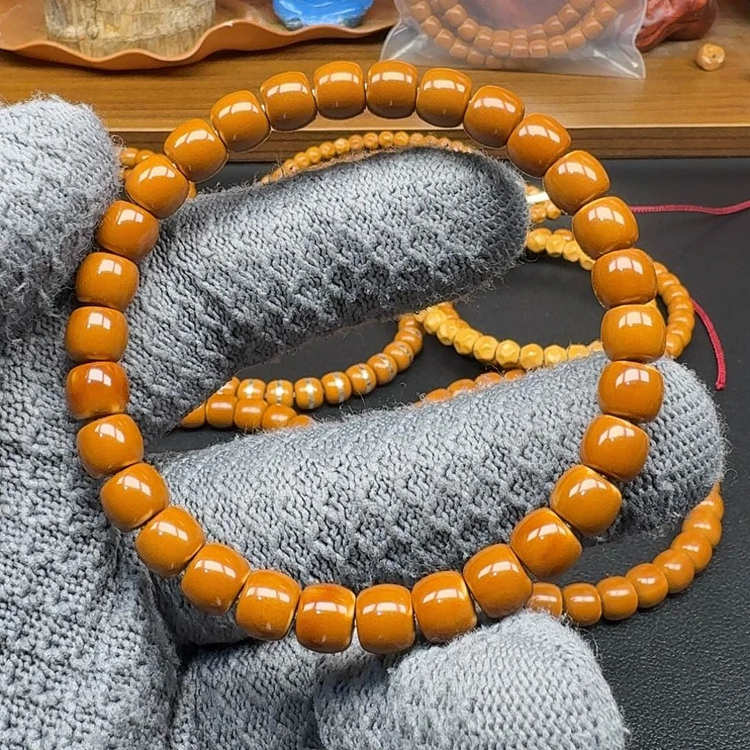 手串/手链橄榄核7.6微缩尺老挝核尖单圈