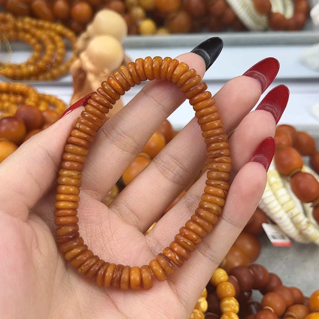 琥珀颈饰未镶嵌蜜蜡