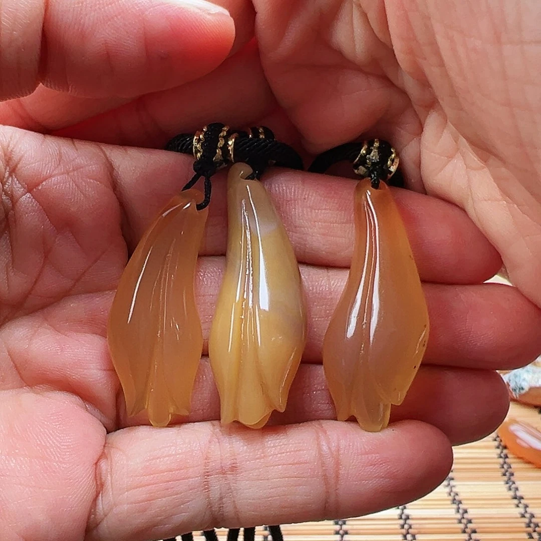 玛瑙/玉髓未镶嵌珠宝半成品随机3发一