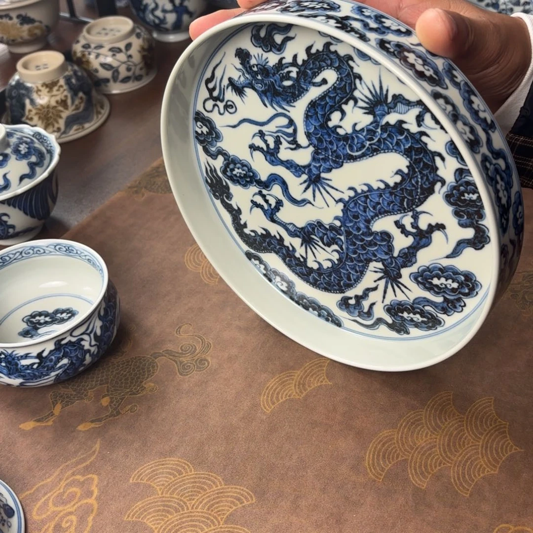 摆件景德镇手绘茶器