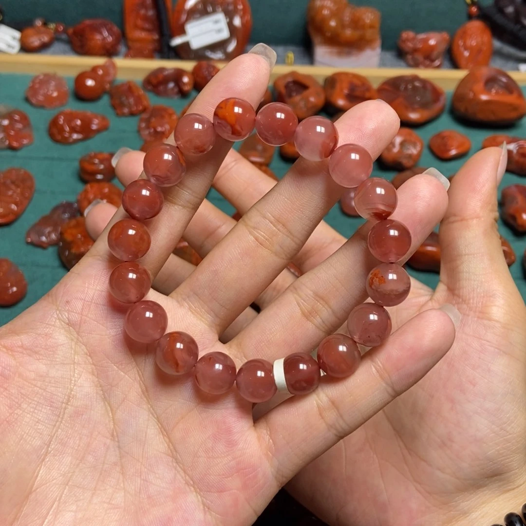 手串未镶嵌南红玛瑙10+mm