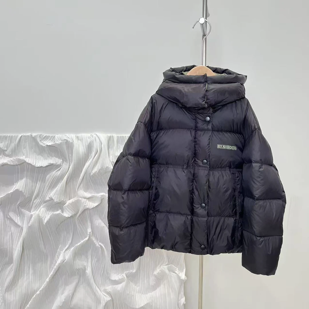 秋冬羽绒服黑色 4035铂系