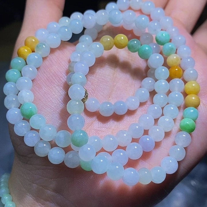 未镶嵌手串翡翠天然缅甸A货翡翠5.7