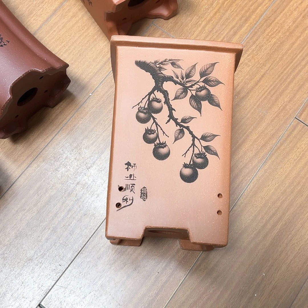 （***）紫砂花盆周之夏精品紫砂花盆