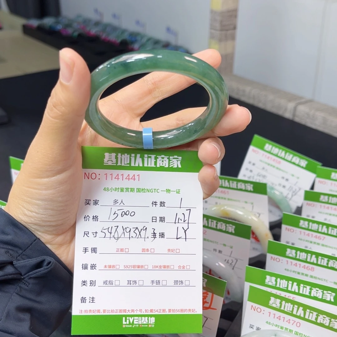 未镶嵌手镯翡翠手镯