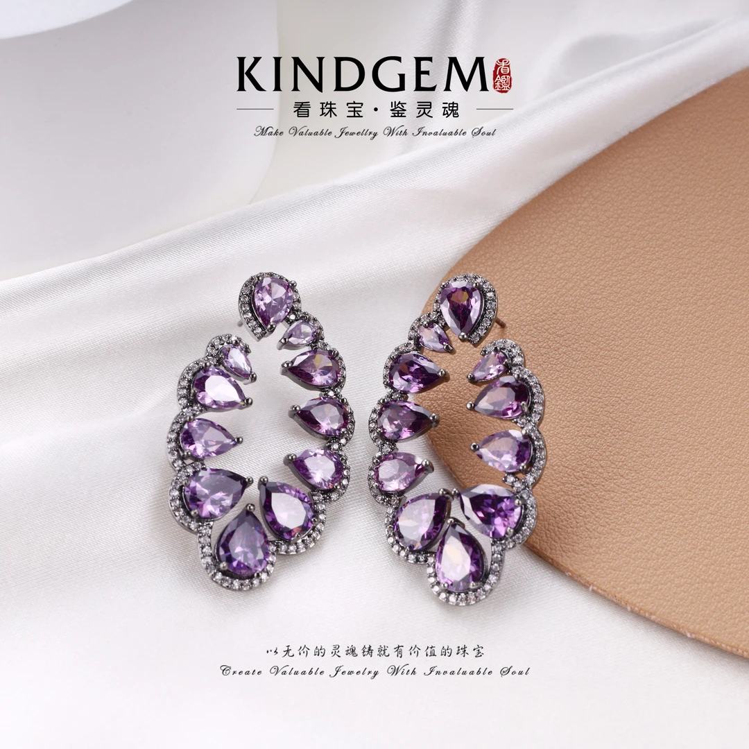 KindGem 色迸RushingColors时尚耳环 XXGC-10705