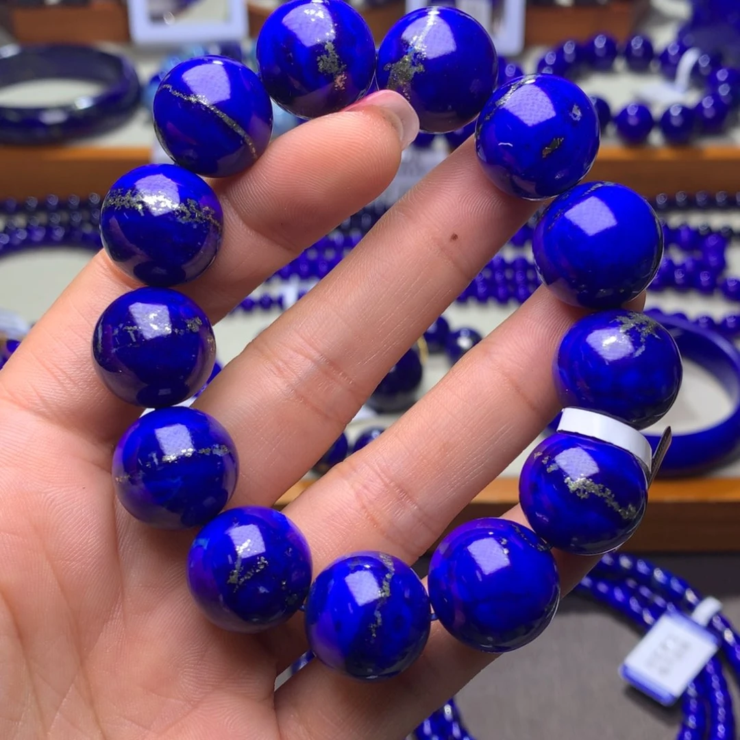 青金石手串未镶嵌16mm8684