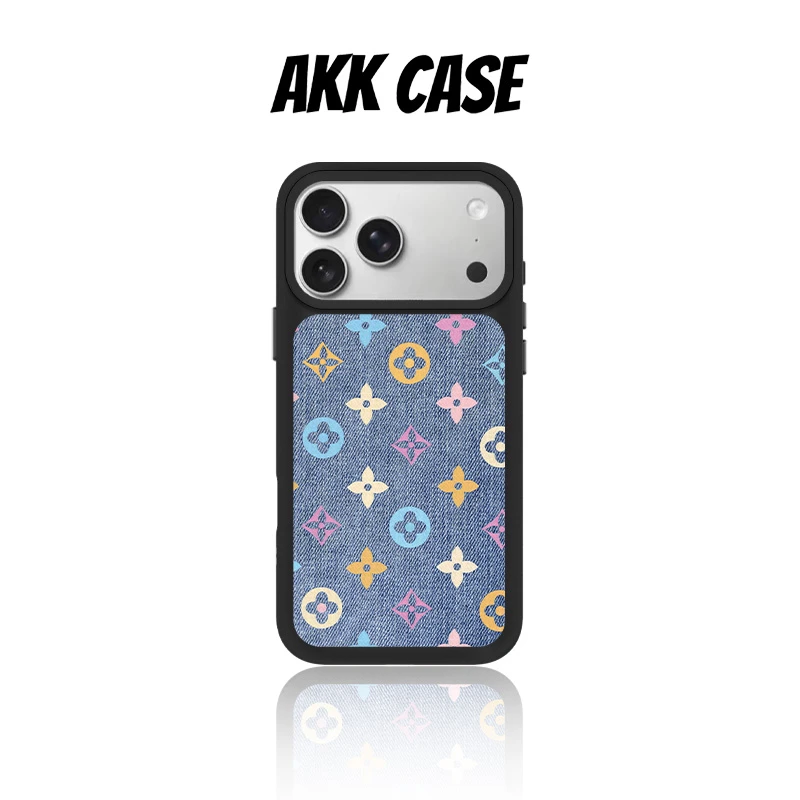 AKK牛仔三彩韩国进口磁吸二代菲林防摔手机壳适用苹果16PM15AA