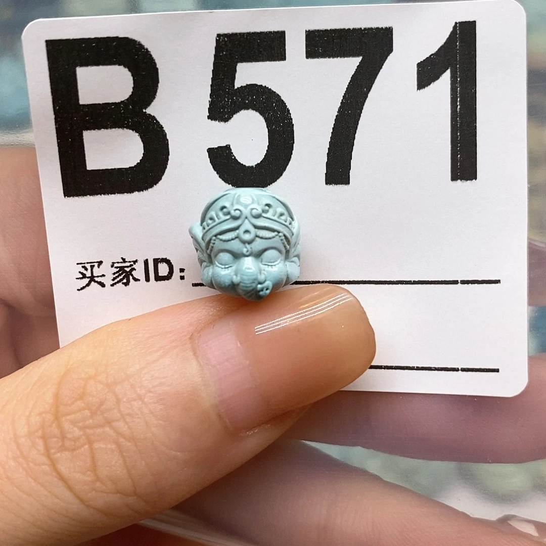 未镶嵌绿松石绿松石配饰定制