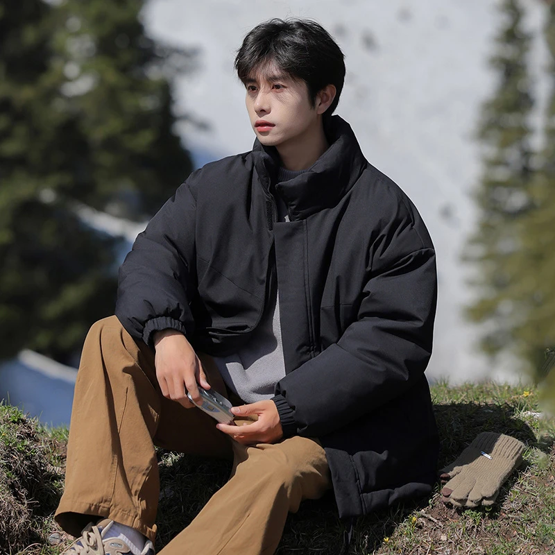 男装棉服新款加厚保暖棉服男款冬季潮流休闲男款冬季外套