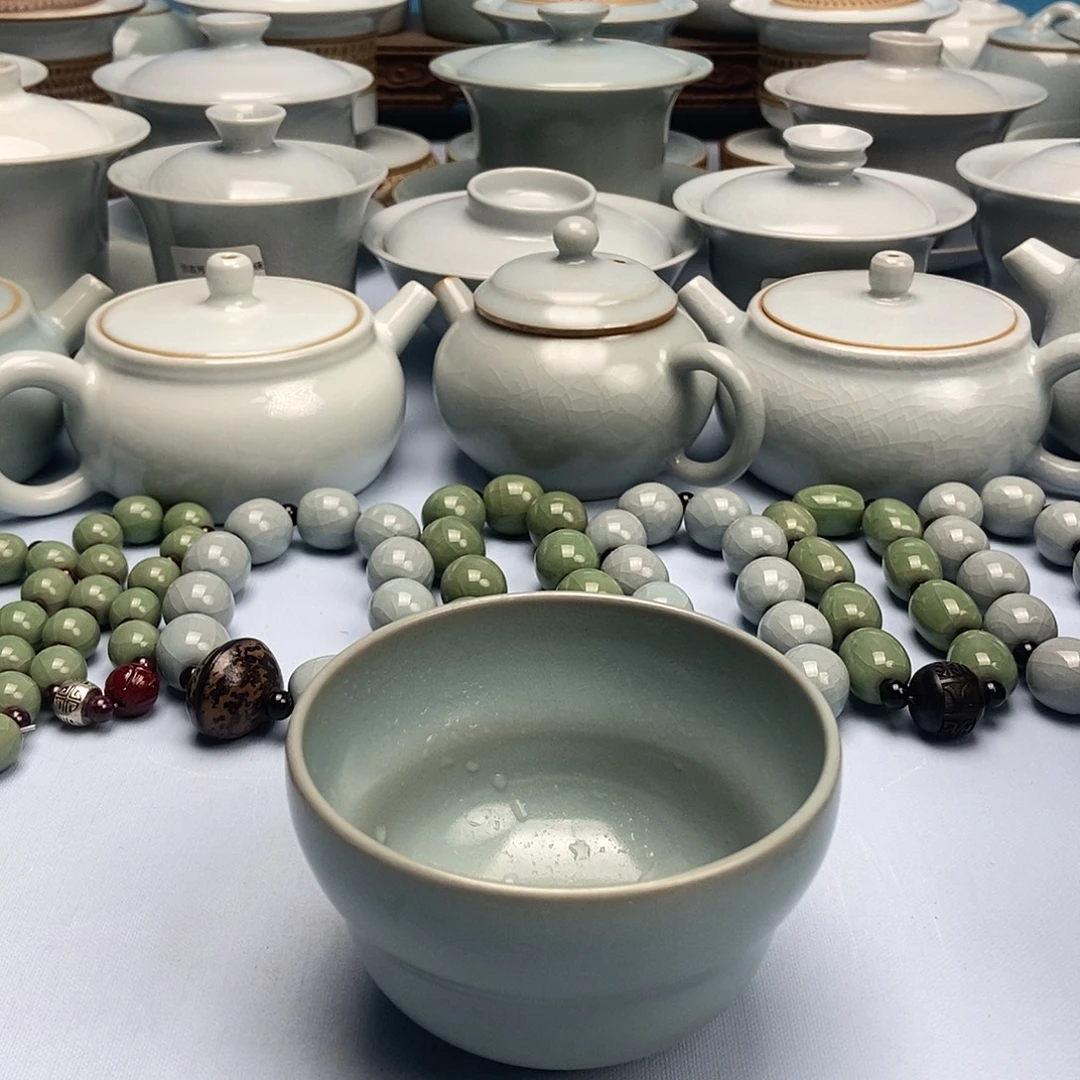 杯仿古釉福禄碗杯原矿瑕釉原产地