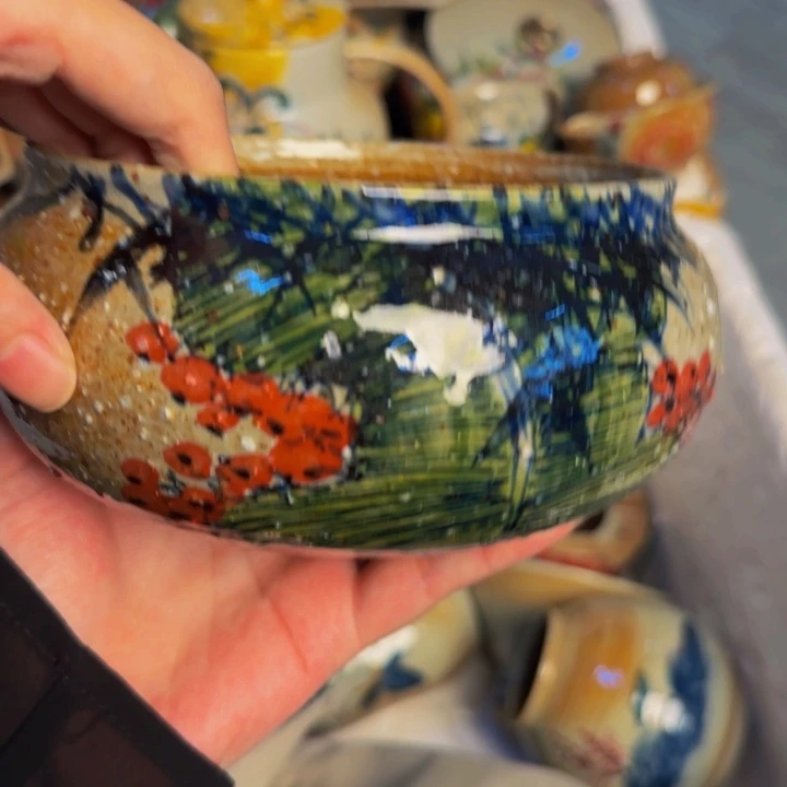 瓷片景德镇陶瓷手工手绘
