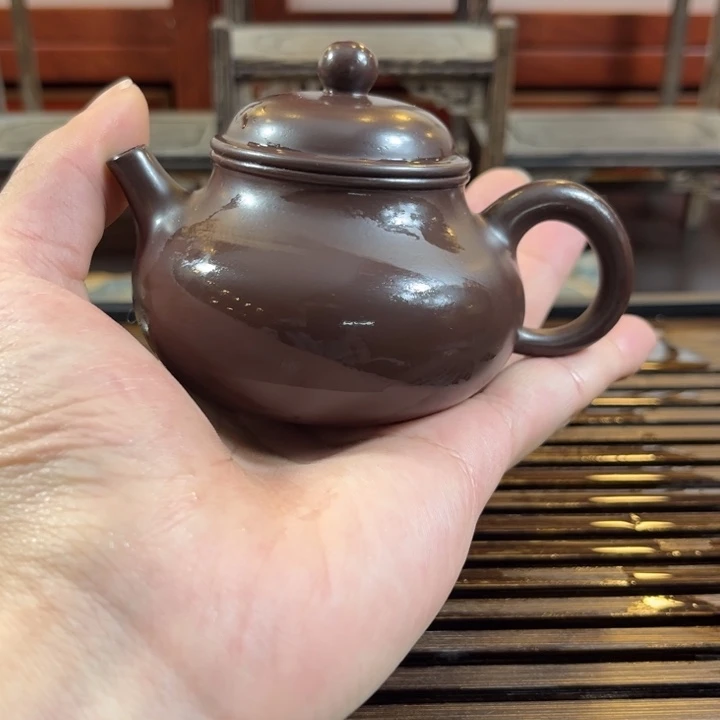 紫砂茶壶原矿紫砂半手工制作