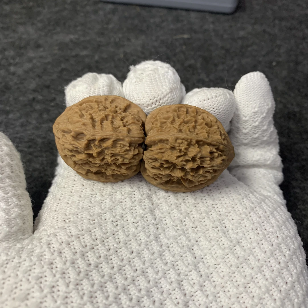 文玩核桃小手捻小龙眼卡33-34尺寸精对全品无修女生男生手小首选