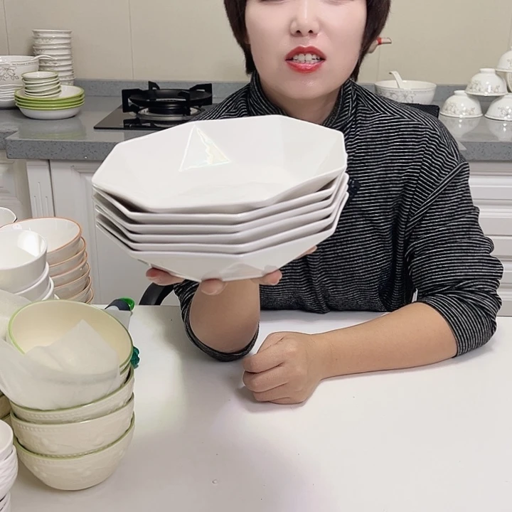 八角盘6个破损包赔不补发
