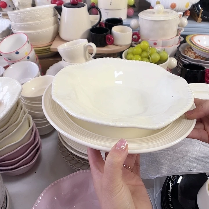 瓷片瑕疵特价陶瓷盘