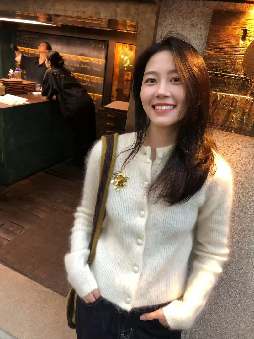 韩系高级感气质慵懒风显瘦针织上衣新款套装女装秋冬装百搭裤子