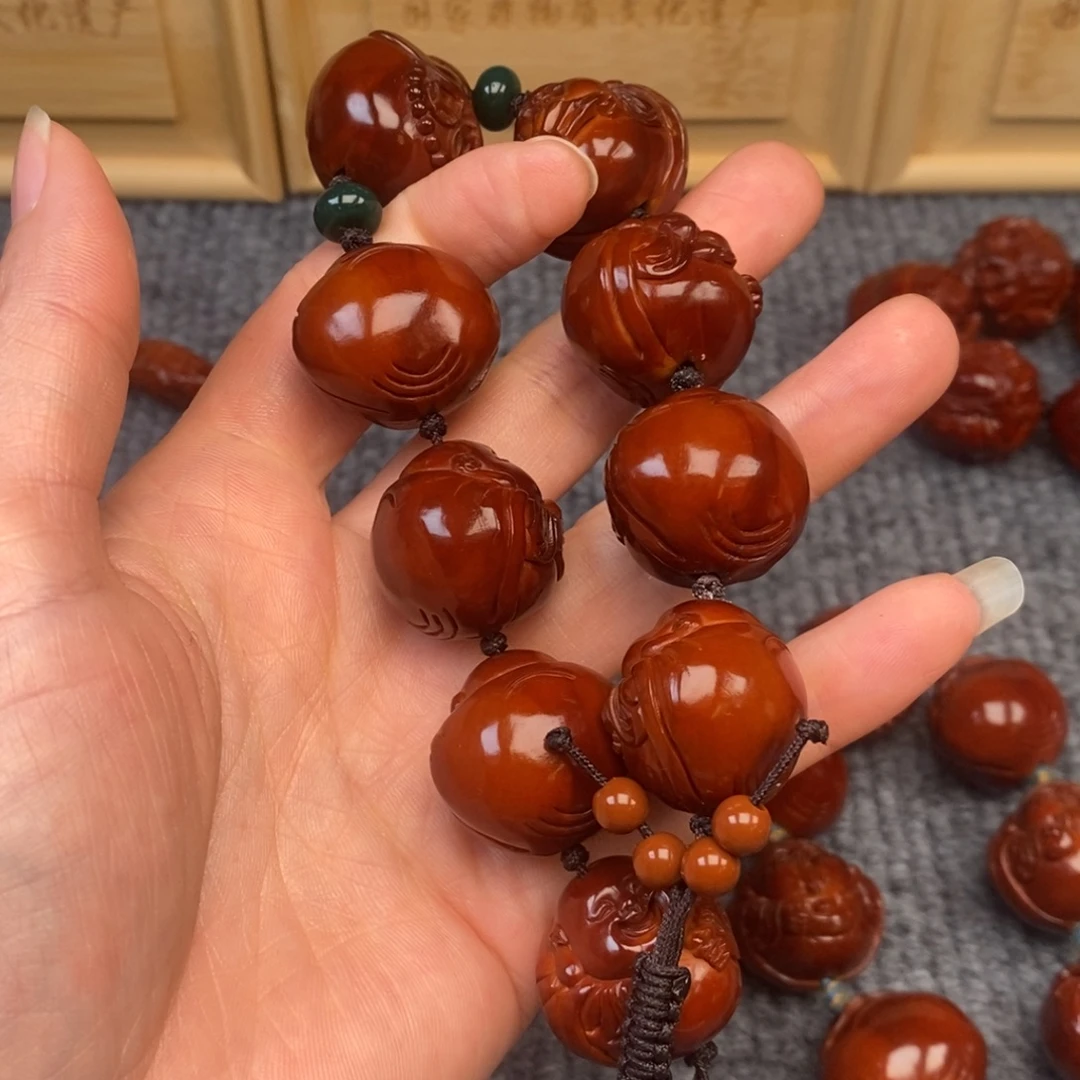 王***尿手串/手链橄榄核弥勒