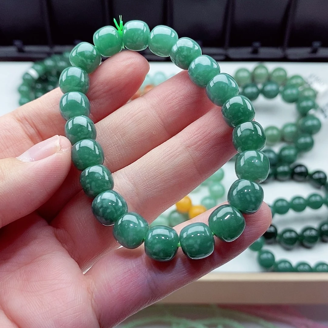 翡翠未镶嵌毛衣链