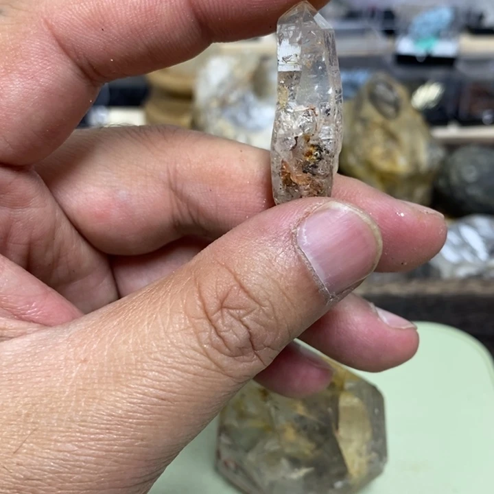 水晶水晶柱未镶嵌