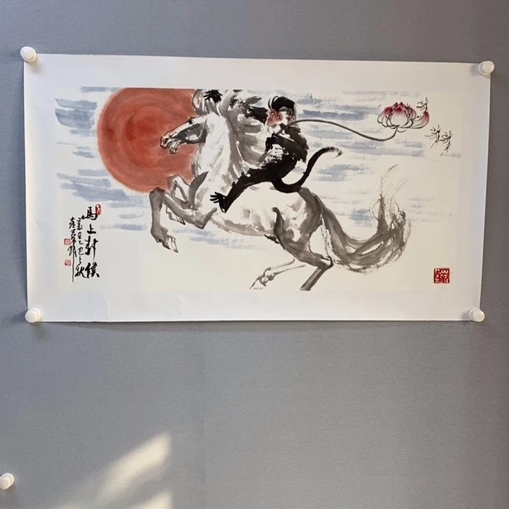 国画亲笔手绘原创