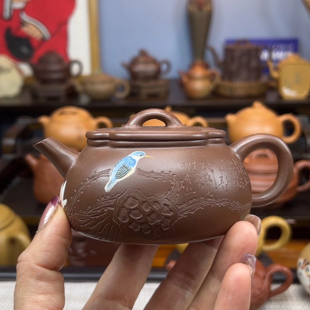 紫砂茶壶峯紫砂茶具半手工制作